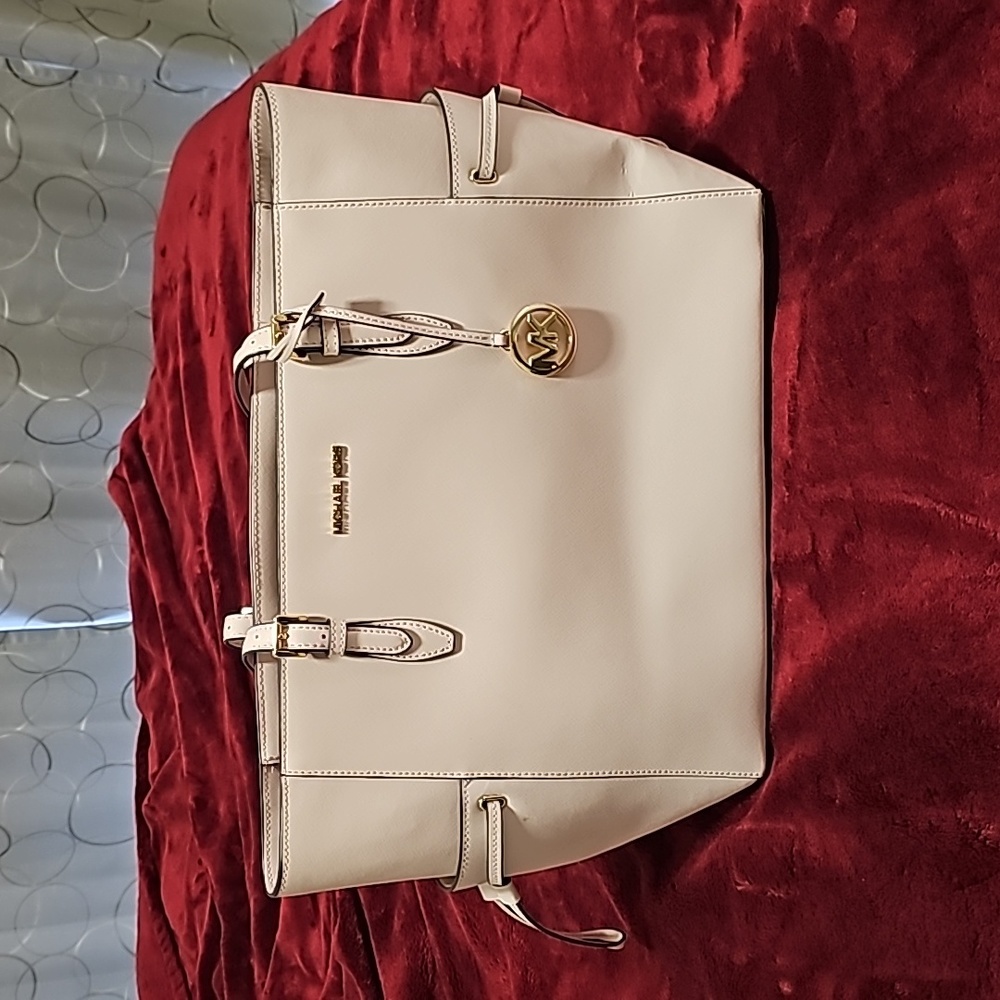 Michael Kors, pink satchel bag